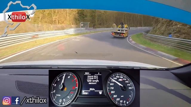 Testlap with Speedometer Cam - Seat Leon Cupra BTG 7:40 min Nürburgring Nordschleife TF смотреть онлайн