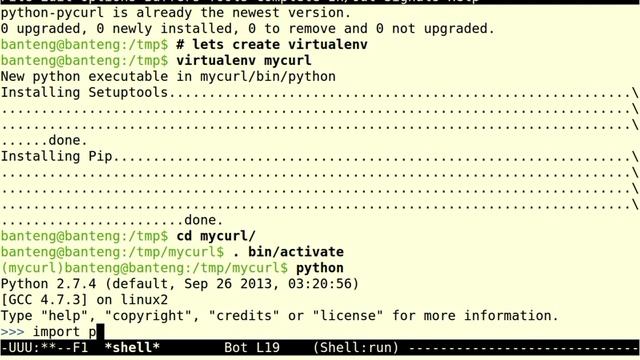 Python Tips - Install pycurl Inside Virtualenv смотреть онлайн