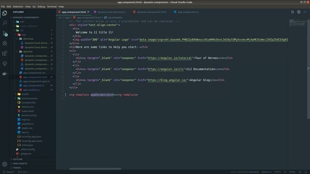 Angular: Dynamic components смотреть онлайн