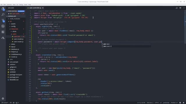 6.2 Building Node.js APIs with Express/MongoDB - Authentication смотреть онлайн