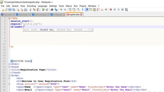 Registration form HTML PHP | MySQL | with SESSION | Lecture #2 смотреть онлайн