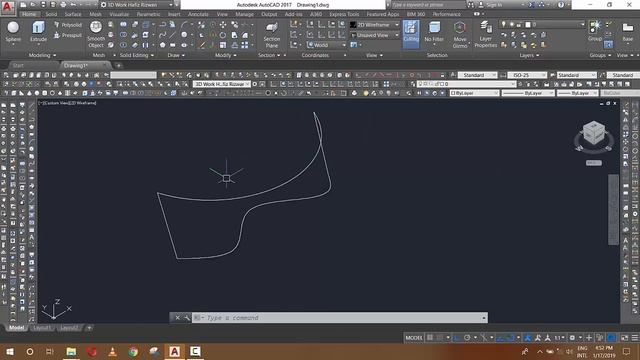 AutoCAD 3D Modeling - Tutorial for Beginners Urdu Hindi Part 37| AutoCad Online Course смотреть онлайн