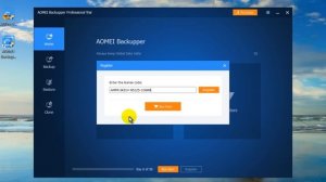 Бесплатная лицензия AOMEI Backupper Pro