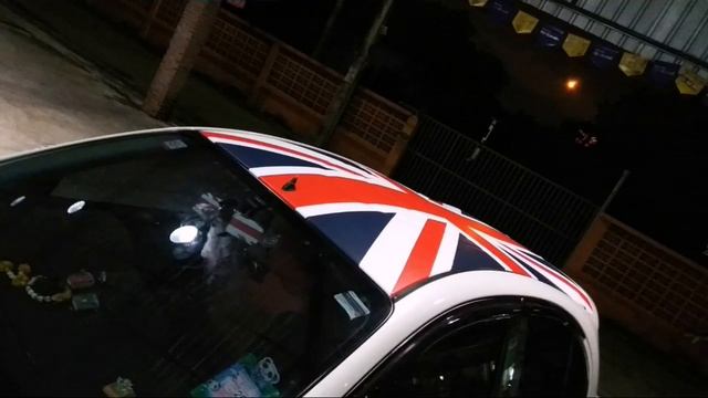 แต่งรถ Nissan March Wrap Sticker England Flag โทร 095 6699668 LINE @gtcostume смотреть онлайн