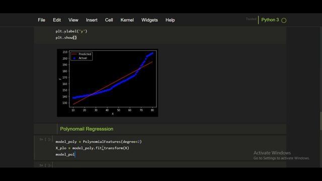 POLYNOMIAL REGRESSION || SCIKIT-LEARN || ML ALGORITHMS смотреть онлайн