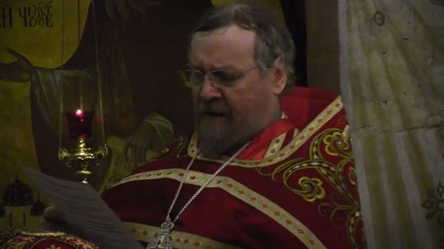 о. Власий читает Евангелие по-латински на Пасху смотреть онлайн