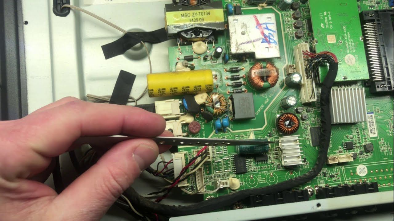 Доработка БП Mystery MTV-3226LT2 main MSDV3222-ZC01-01 - как уменьшить ток подсветки смотреть онлайн