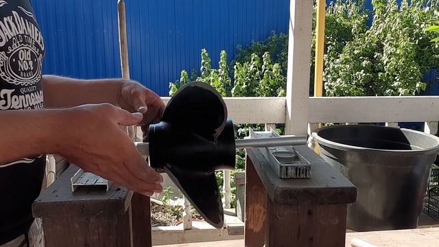 БАЛАНСИРОВКА ВИНТА ЛОДОЧНОГО МОТОРА, ПРОСТОЙ СПОСОБ