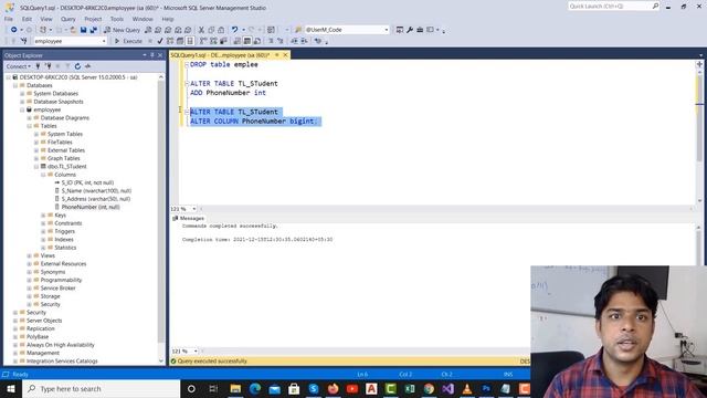 Create and Alter Table in SQL смотреть онлайн