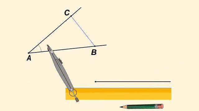 Построение угла, равного данному смотреть онлайн
