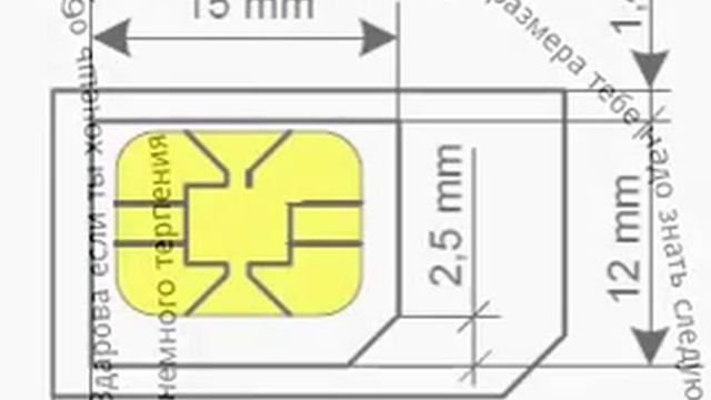 Как обрезать сим карту до микро размера смотреть онлайн