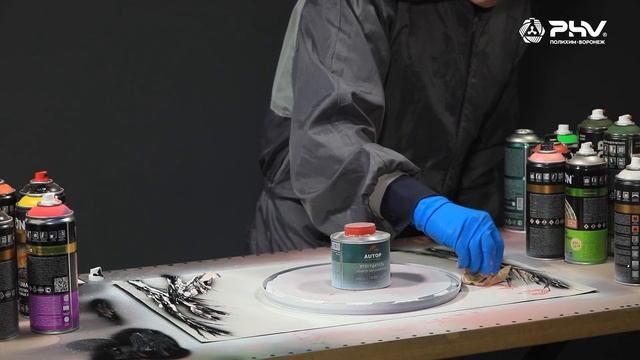 Мастер-класс: техника рисования баллончиками Deton Art | Создание картин в стиле Spray Paint Art смотреть онлайн