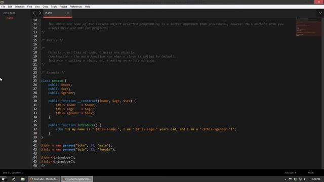 PHP Introduction to Object-Oriented Programming (OOP) [#9] смотреть онлайн