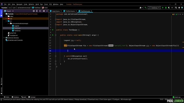 Serialization in JAVA | #2 | Object Deserialization смотреть онлайн