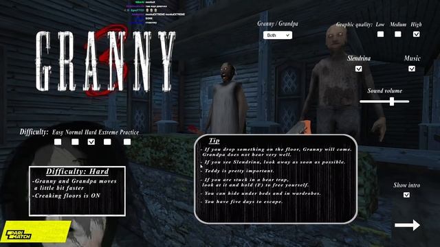 Granny:Chapter Two/Granny 3  - HARD MODE *НАГРЯНУЛ ЕЩЁ РАЗОК* (Cтрим от 29.12.2021)