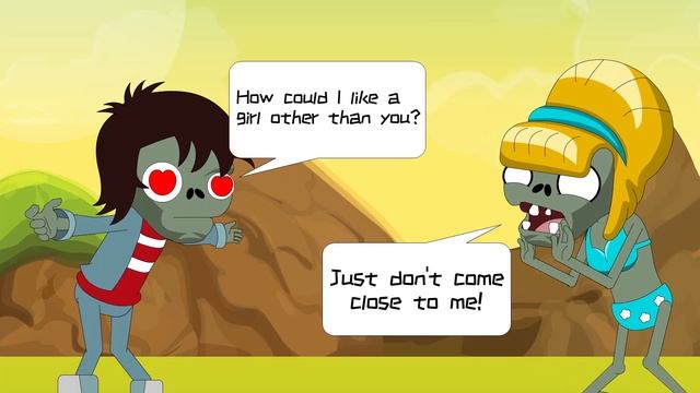 Plants vs. Zombies Animation - Lovelorn Rock Zombie смотреть онлайн