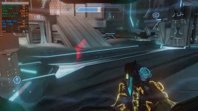 Halo: The Master Chief Collection Gameplay - AMD A8 7600 APU gaming смотреть онлайн