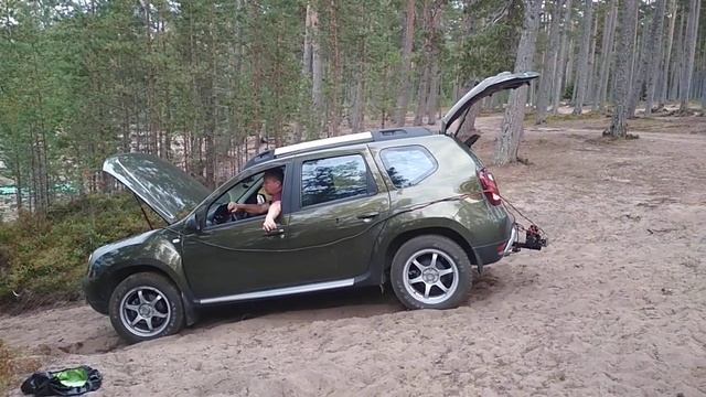 Съёмная лебедка на Renault Daster смотреть онлайн