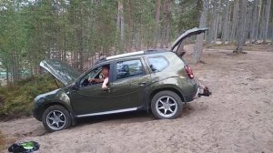 Съёмная лебедка на Renault Daster