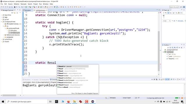 PostgreSQL ve Java Bağlantısı - Verilerin Jtable ile listelenmesi смотреть онлайн