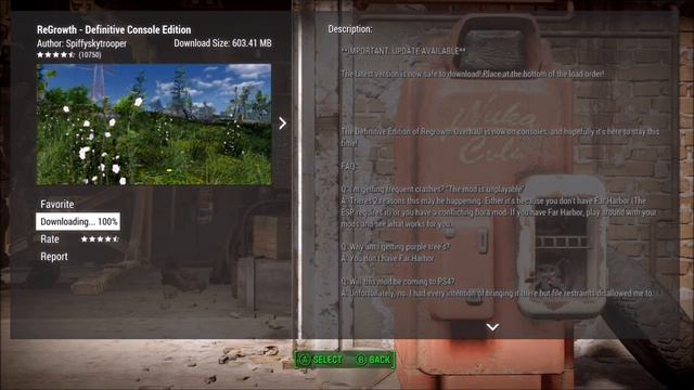 Fallout 4 Mod Space Issue (Xbox One Regrowth Mod) смотреть онлайн
