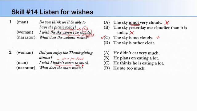 TOEFL LISTENING SKILLS | Skill #14: Listen for WIshes смотреть онлайн