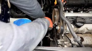 Плановая замена комплекта ГРМ VW Golf 4  1.4 16 V MPI (AXP) .