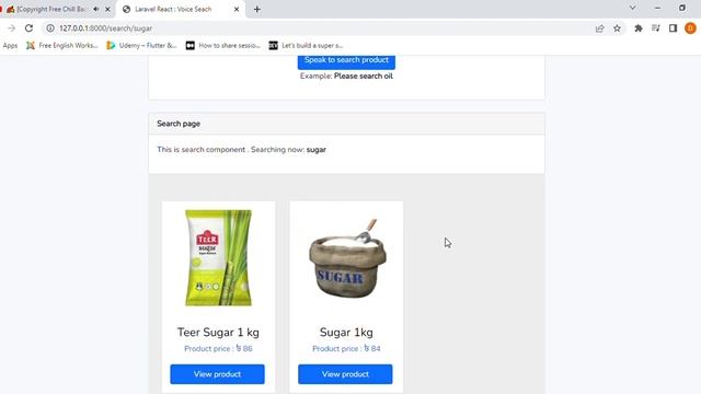 Laravel and React Product searching application using Voice / Speaking (with source code) смотреть онлайн