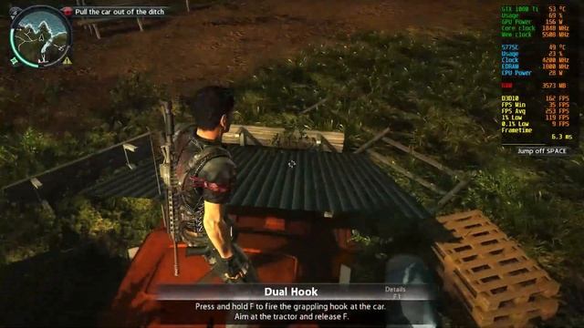 Just Cause 2: Core i7-5775C + GTX 1080 Ti (Very high) смотреть онлайн