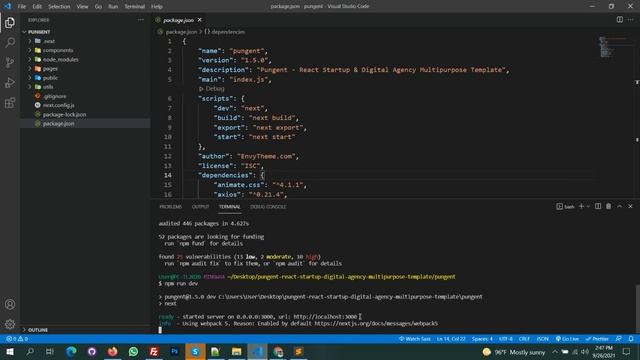 Installation Tutorial - Pungent React Startup & Digital Agency Multipurpose Template смотреть онлайн