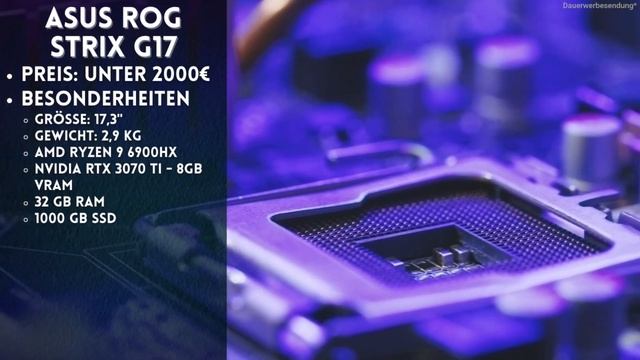Ist das der beste Gaming Laptop unter 2000 Euro? - ASUS ROG Strix G17 Kaufempfehlung смотреть онлайн