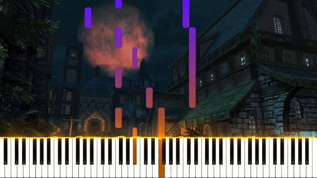 The Elder Scrolls V Skyrim - Solitude Piano смотреть онлайн