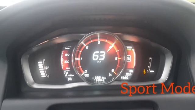 #Volvo #XC60 D3 150 HP FWD Sport Mode Vs Auto Acceleration 0 - 100 Km/h #volvocars