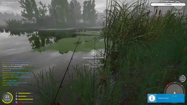 Русская рыбалка 4. Ловим рыбку на утреннем стриме. Фарм 5000 серы (1 серия) смотреть онлайн