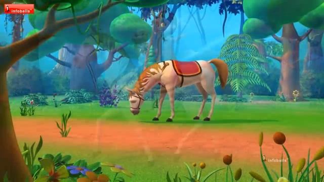 Chal Chal Gurram | Telugu Rhymes For Children | Infobells