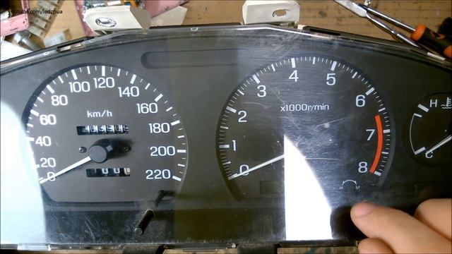 nissan sunny ремонт приборной панели / repair dashboard. смотреть онлайн