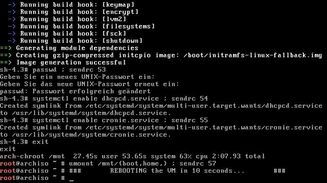 Arch Linux installs fine from archlinux-2015.09.01-dual.iso (kernel 4.1.6-1) смотреть онлайн