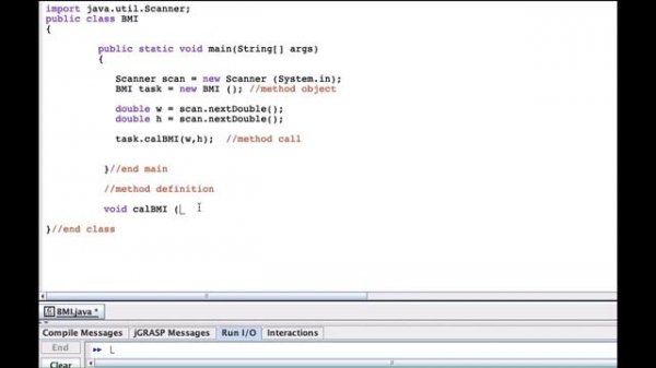 JAVA Method - WITH Arguments, NO Return Value