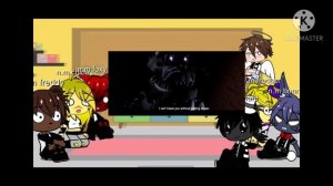fnaf 4 and Chris afton react to counter jumpscare