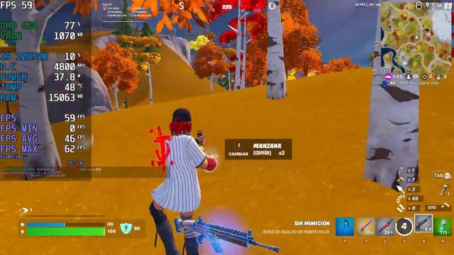 Fortnite Temporada 4 | Intel HD Graphics 630 l i5 10400 l 16 GB RAM смотреть онлайн