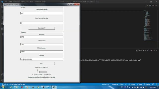 A Smart And Simple Calculator With Tkinter (Python)... смотреть онлайн