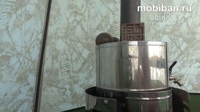 Мобиба МБ-10 с печью КЦ-4 "Гравицапа" в мае у карьера смотреть онлайн