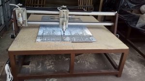 Станок для изготовление фасадных кассет из композита