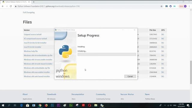 Downloading and installation of Python IDLE | How to download and Install python 3.7.4 смотреть онлайн