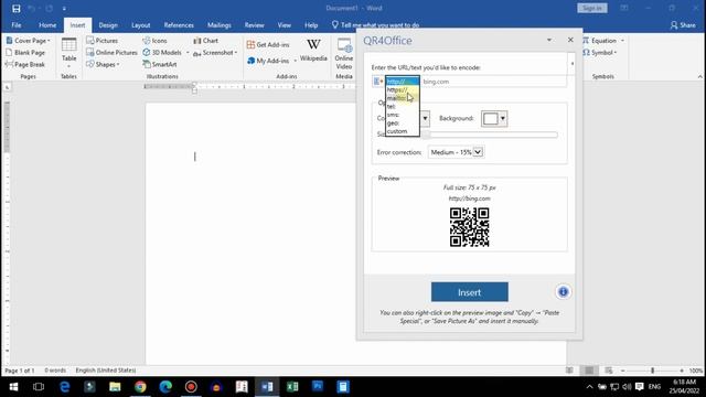 How to create QR Code in Microsoft Word, Excel & PowerPoint | क्यू आर कोड कैसे बनाये |Hindi Tutoria смотреть онлайн