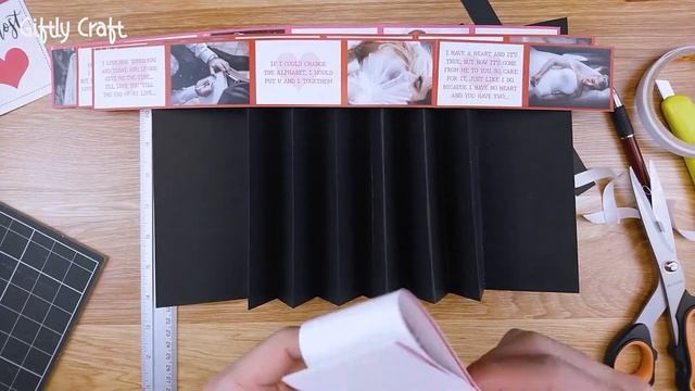 Self-Design Valentine's Day Gift Card Design | Zig Zag Pop Up Card Tutorial смотреть онлайн