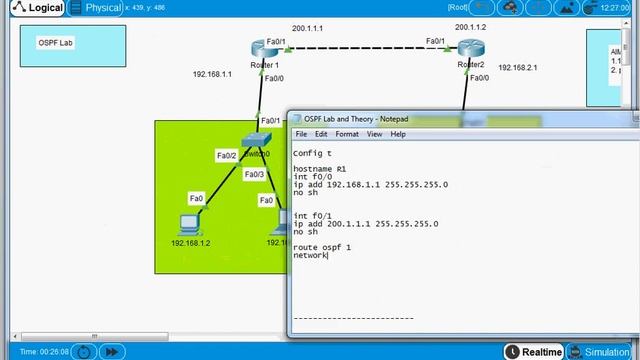 OSPF Explained | OSPF Routing Protocol Tutorial | Introduction to OSPF in packet Tracer CISCO смотреть онлайн