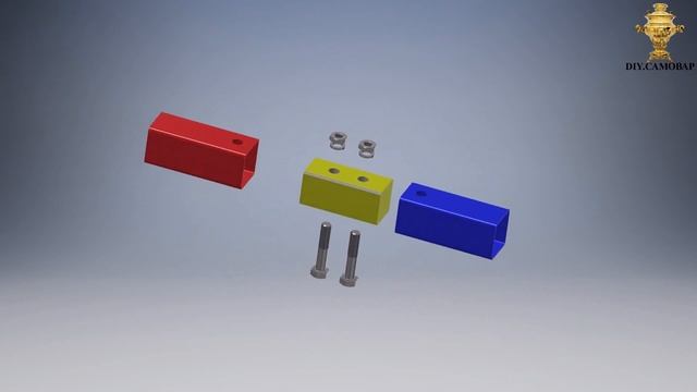Простое и надёжное соединение на болтах трубы 40х40мм. DIY "Самовар" смотреть онлайн
