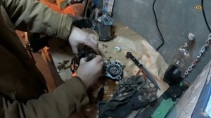 ЗАМЕНА ПОДШИПНИКА НА НАСОСЕ ГИДРОУСИЛИТЕЛЯ РУЛЯ TOYOTA MARK 2 1JZFSE.