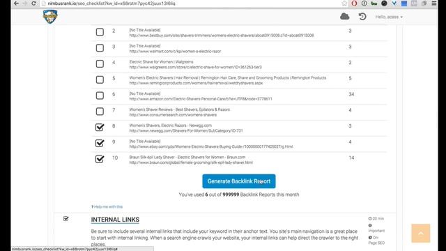 Nimbus Quick Demo - Nimbus' Artificial Intelligent SEO Assistant смотреть онлайн